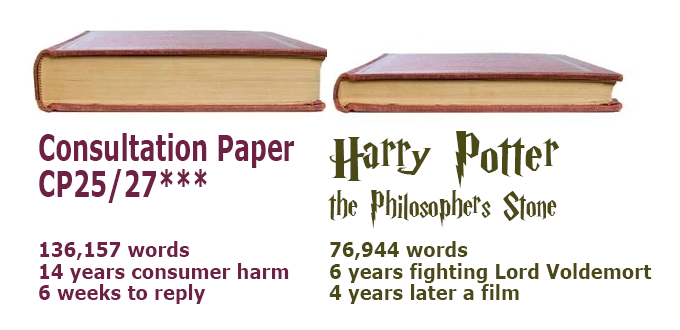 boring consultation vs Harry Potter